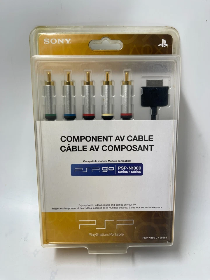 Sealed Sony Playstation PSP Go Component AV Cable PSP-N1000 PSP-N180 U Brand New - Image 2 of 4