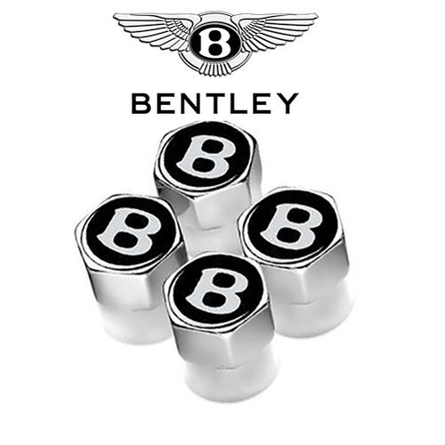 Bentley Wheel Tyre Valve Caps x 4. Continental Bentayga Flying Spur