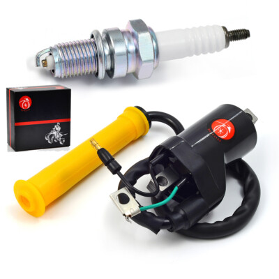NEW Ignition Coil & Spark Plug For Honda Sportrax 400 TRX400EX 99
