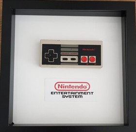 Framed Nintendo NES Controller