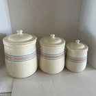 McCoy canister pink and blue set