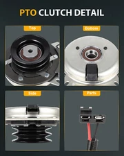 New Electric PTO Clutch For Simplicity Sunstars Series Warner 5218-3
