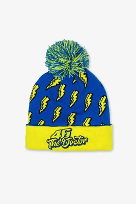 VR46 OFFICIAL MERCHANDISE Official Valentino Rossi VR46 Kids The Doctor Pom Pom Beanie - VRKBE 504803