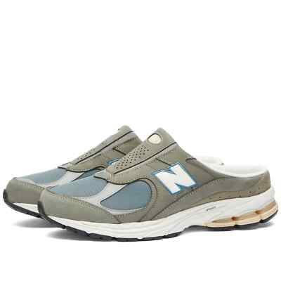 MENS NEW BALANCE 2002r SLIP ON MULE TRAINERS UK SIZE MARBLEHEAD  M2002RMK UK