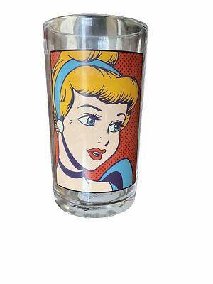Zak Designs Disney CINDERELLA  It s Like A Dream  15oz Glass Cup New 2023