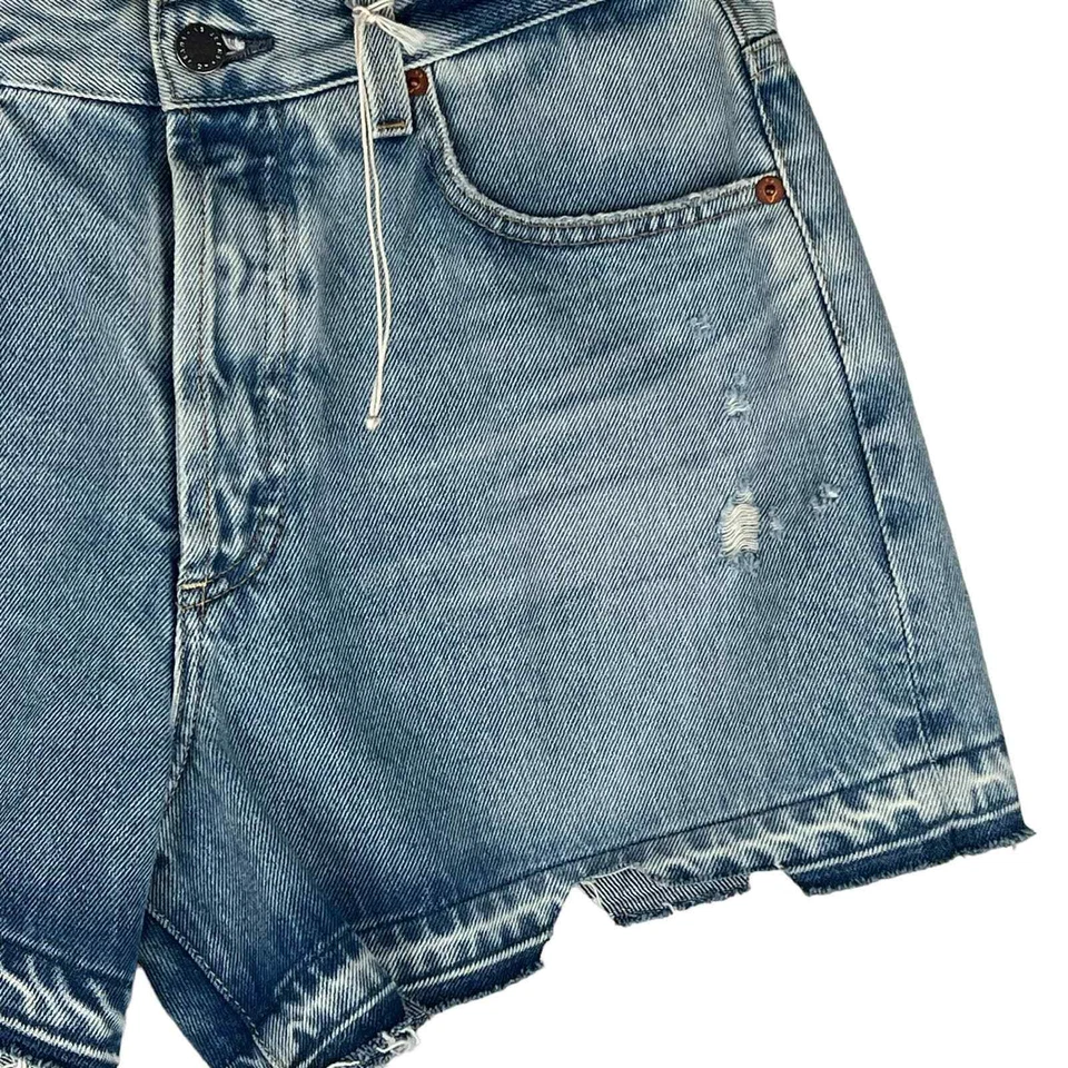 ADRIANO GOLDSCHMIED ALEXXIS PANTALONES CORTOS CUÑA TIRO ALTO NUEVOS CON ETIQUETAS PARA MUJER TALLA 29 Foto 3 de 4