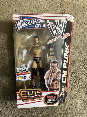 WWE Elite CM Punk WRESTLEMANIA XXVIII 28 WWE Elite Collection PPV Figure