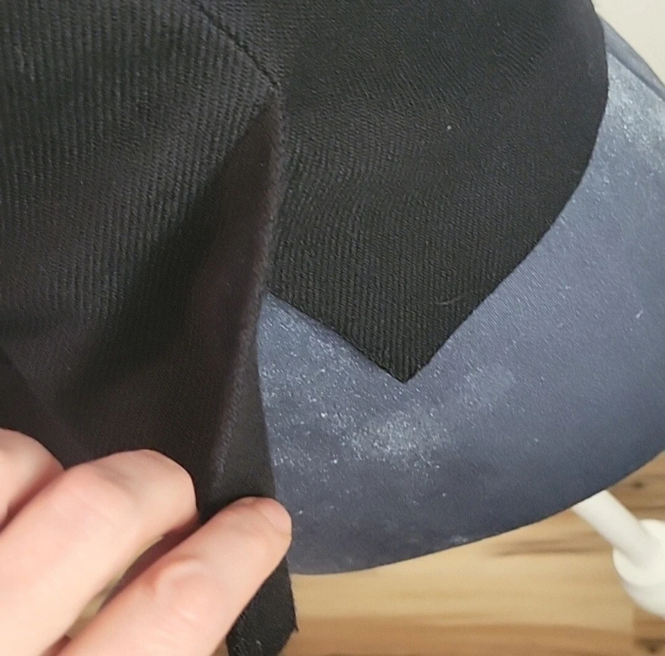 Halogen Black Wool & Cotton 3 Button Short Pea Coat - Image 4 of 4