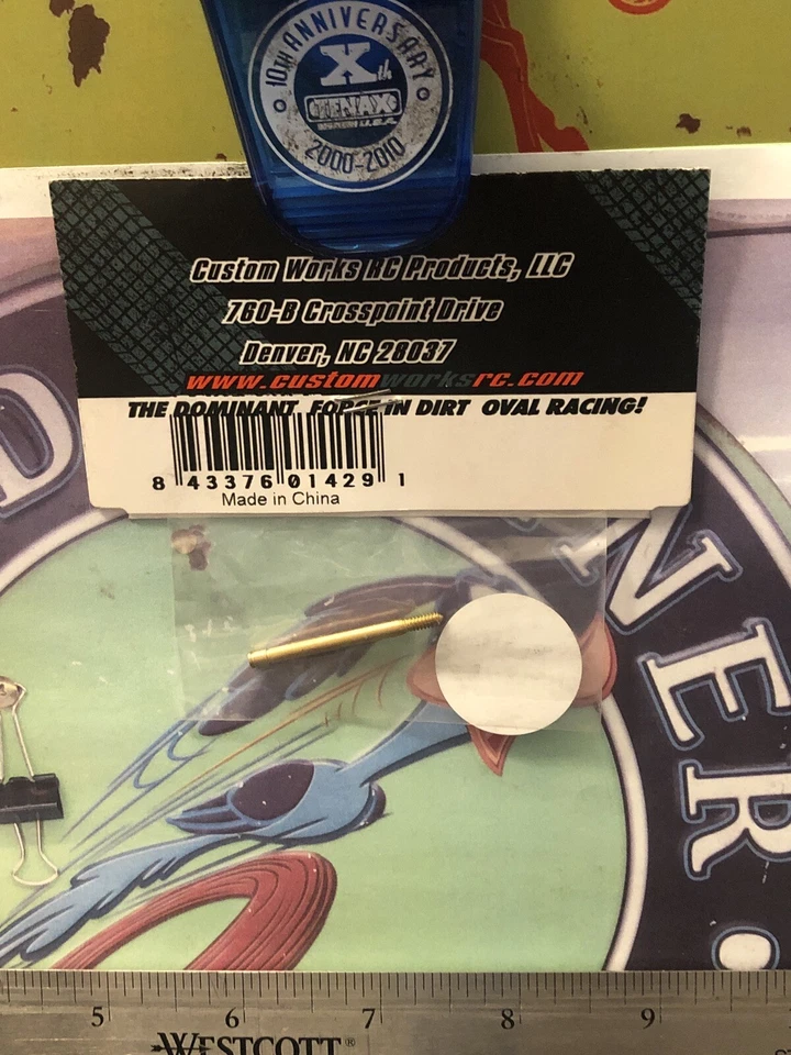 Custom Works RC Cars MDX Medium Shock Shaft #1429 OrignalNewOldStock🇺🇸 - Image 2 of 2