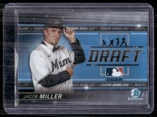 2022 Bowman Chrome Draft Baseball Night Jacob Miller #BDN-7 Miami Marlins