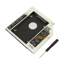 2nd HDD Hard Drive Bay Caddy 9.5mm SATA to SATA for Laptop Universal CD/DVD-ROM