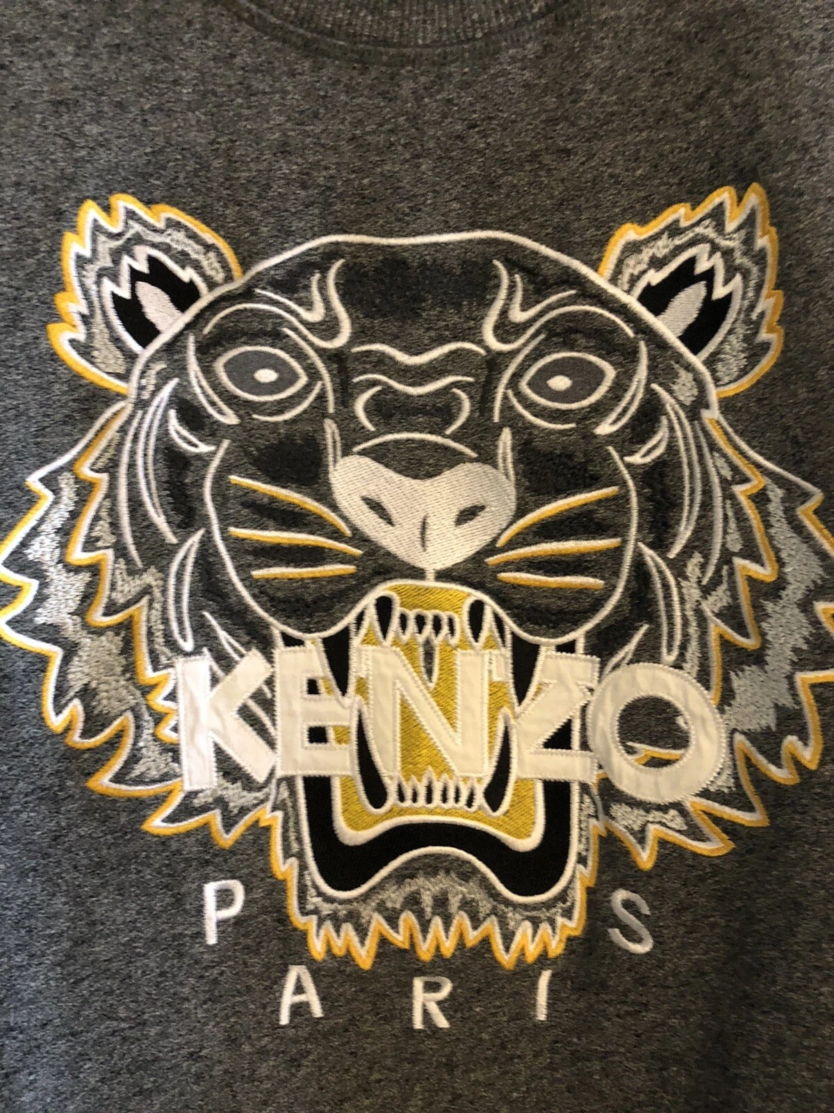 Felpa Kenzo Donna Grigia Taglia S