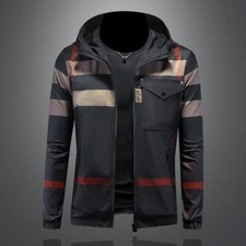 Men Luxury Fashion Trendy Bomber Streetwear Long Sleeve Slim Casual Jacket Coat