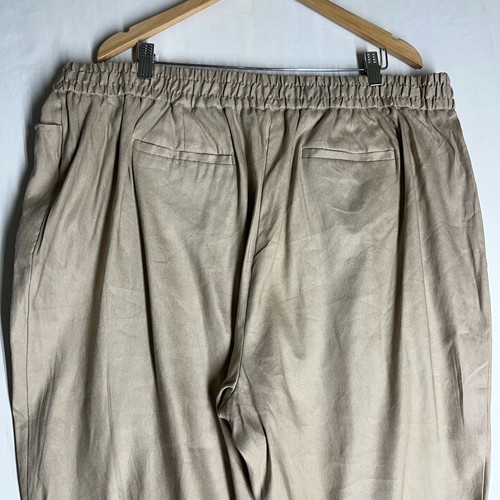 NWT Calvin Klein Womens Career Pull On Dress Pants Soft Linen Blend Plus Size 2X - Picture 5 of 13