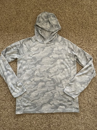 Vineyard Vines Performance Hoodie Youth XL Gray Camo