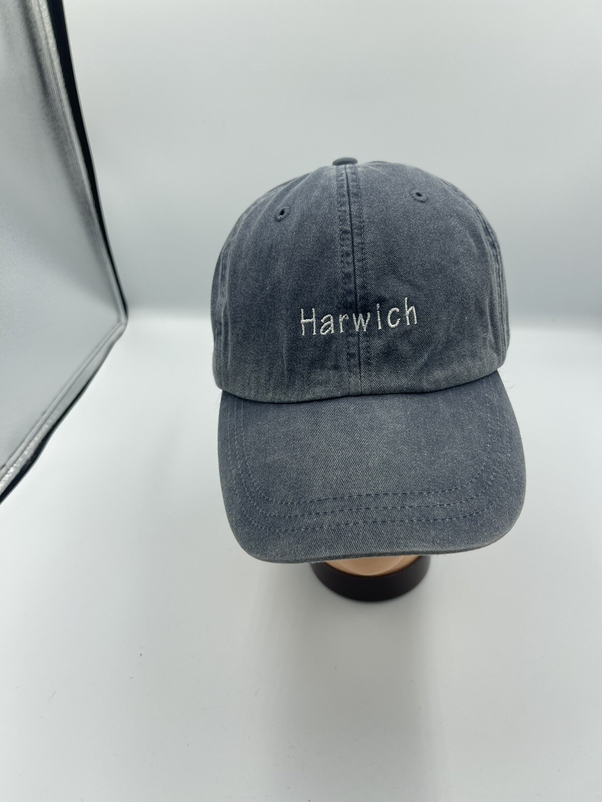 Vintage Harwich Logo Baseball Cap Pre-Owned Style HB-2-image