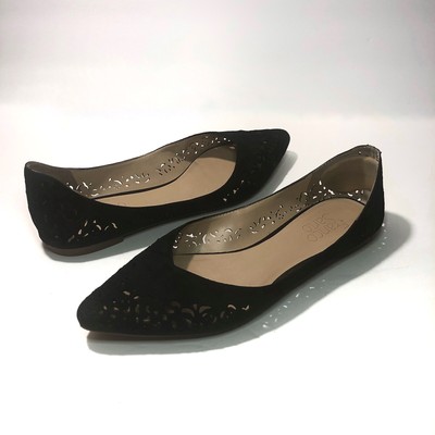 franco sarto black flats