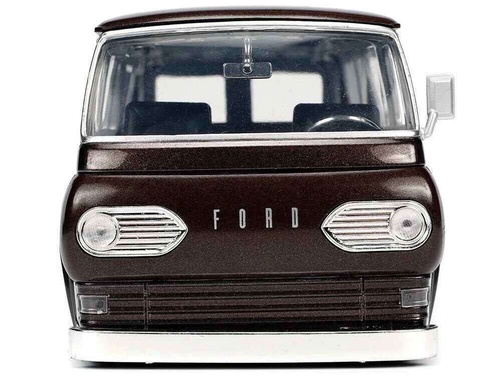 1965 Ford Econoline Bus with Red m&m's figurine Jada Diecast Car 1