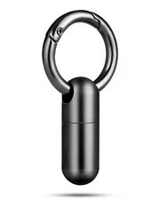 Tiny Keychain Pill Holder.Titanium Pill Case Waterproof Pill Fob for Travel P...