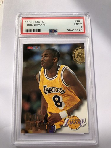 Kobe Bryant 1996 Hoops Rookie #281 PSA 9 MINT Fresh Malaysia | Ubuy