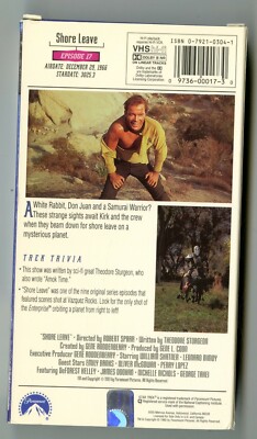 Star Trek - Episode 17 - Shore Leave (VHS,1993) 97360001730| eBay