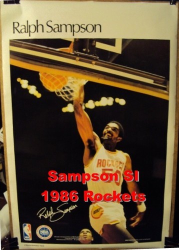 Ralph Sampson Sports Illustrated Poster - Houston Rockets NBA SI #4408 ...