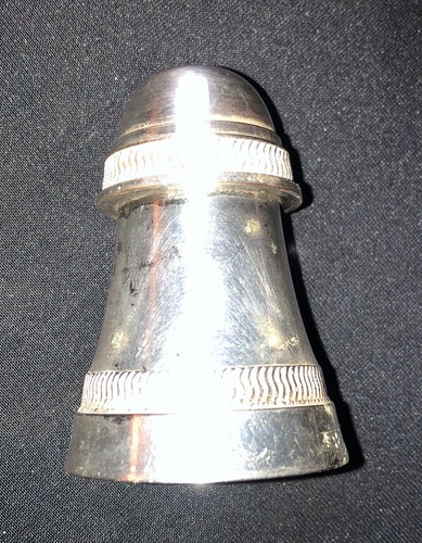 Vintage Salt Shaker Twist Off Lid Plastic Insert Weighted