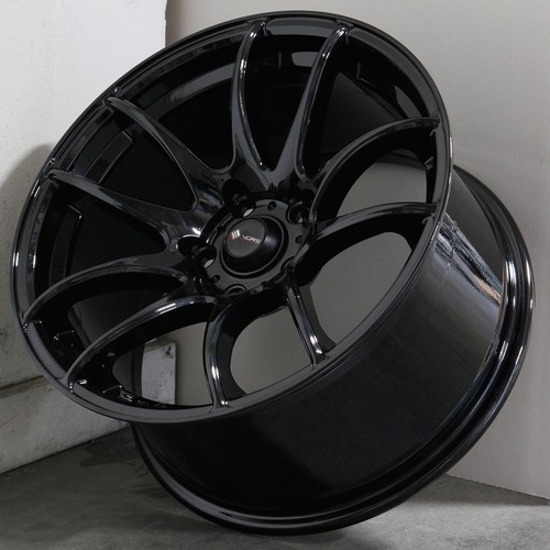 18x9.5 Black Wheels Vors TR4 5x114.3 35 (Set of 4)  73.1