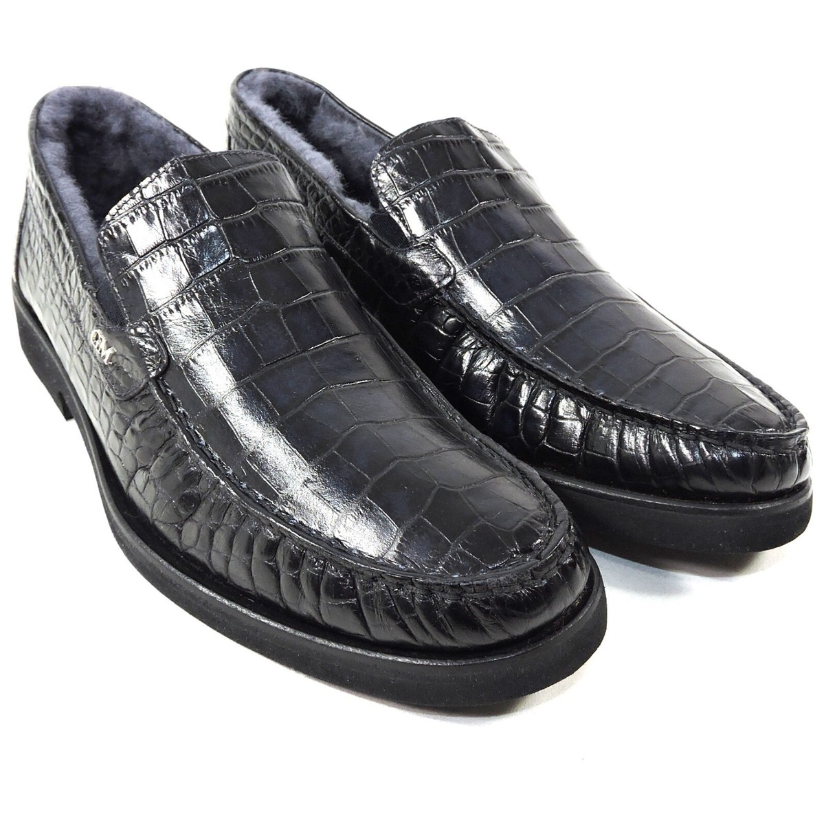 GOODMAN ?? MEN\'S BLACK SOFT LEATHER COMFORT SUMMER LOAFERS GOODMAN ?? MEN main image 2