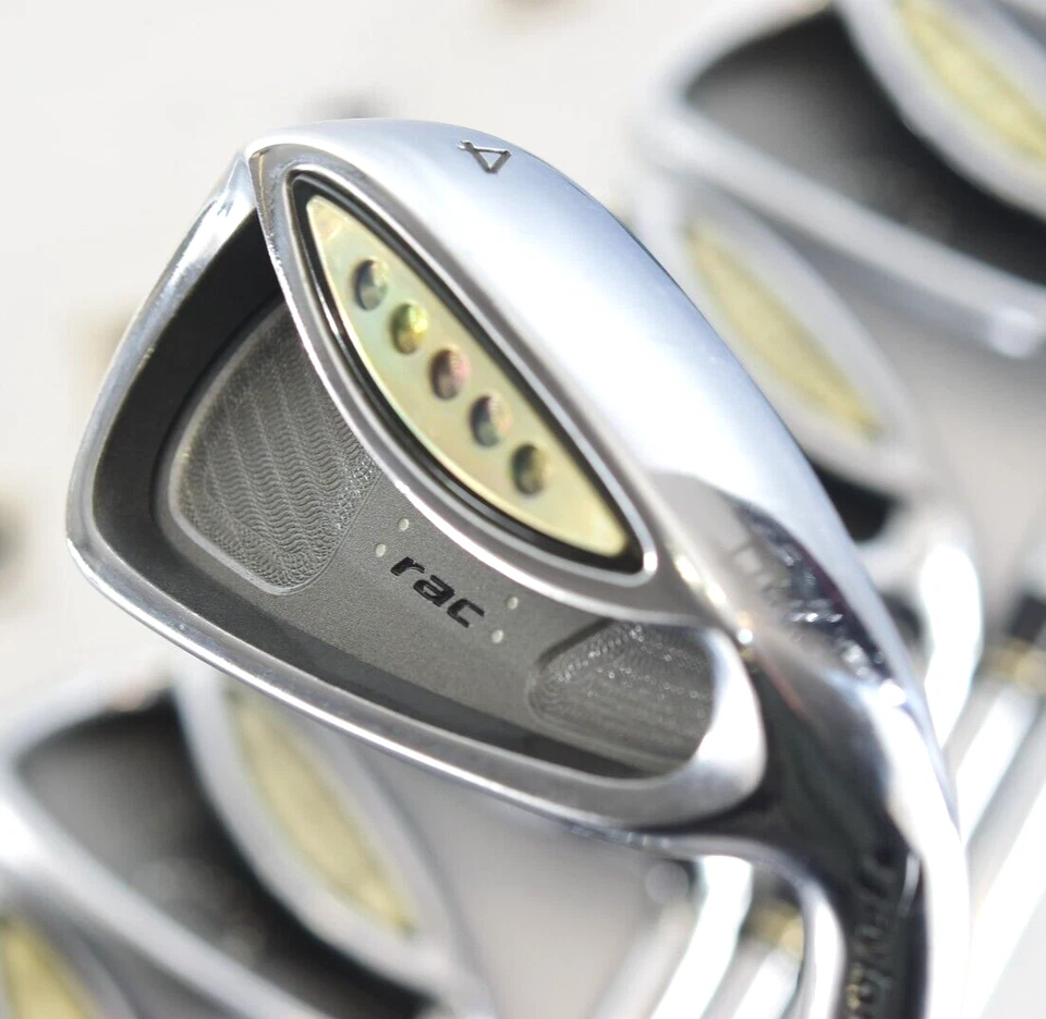 8pcs Taylormade RAC CGB 4-5-6-7-8-9-P-A RH Golf Iron Set R Regular 850GH Clubs - Image 3 of 4
