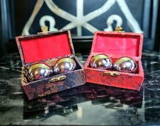 2 Sets Chinese Meditation Stress Baoding Balls Stainless Steel Calming Chimes