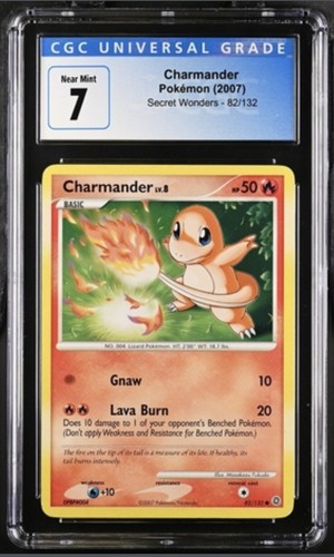 Charmander graded CGC 7 for sale on eBay