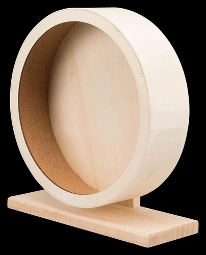 Rueda de ejercicio de madera Trixie de alta calidad para animales pequeños hámster rata jerbo - Imagen 5 de 10