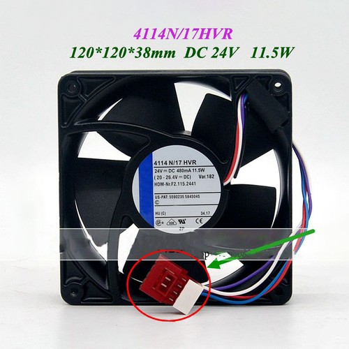 4114N/17HVR 24VDC 11.5W Cooling Fan Cooler Fit for HEIDELBERG F2.115.2441 - 第 1/2 張圖片