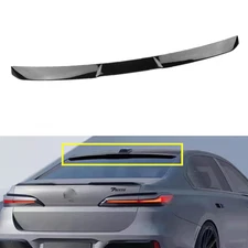 ABS Black For BMW 7 Series G70 M Tech 23-2024  Rear Roof Trunk Spoiler Tail Wing