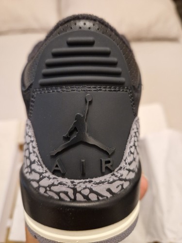 WMNS Air Jordan 3 Retro Off Noir/Black-Sail US 10 EU 42 NUOVO - Foto 4 di 7