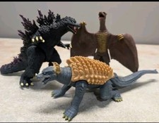 Bandai Godzilla Anguirus Rodan Lot Vinyl 6 Inch Figures