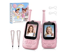 Kids Video Walkie Talkies, 2 Pack Facetime Wakey takey with Video for Kids