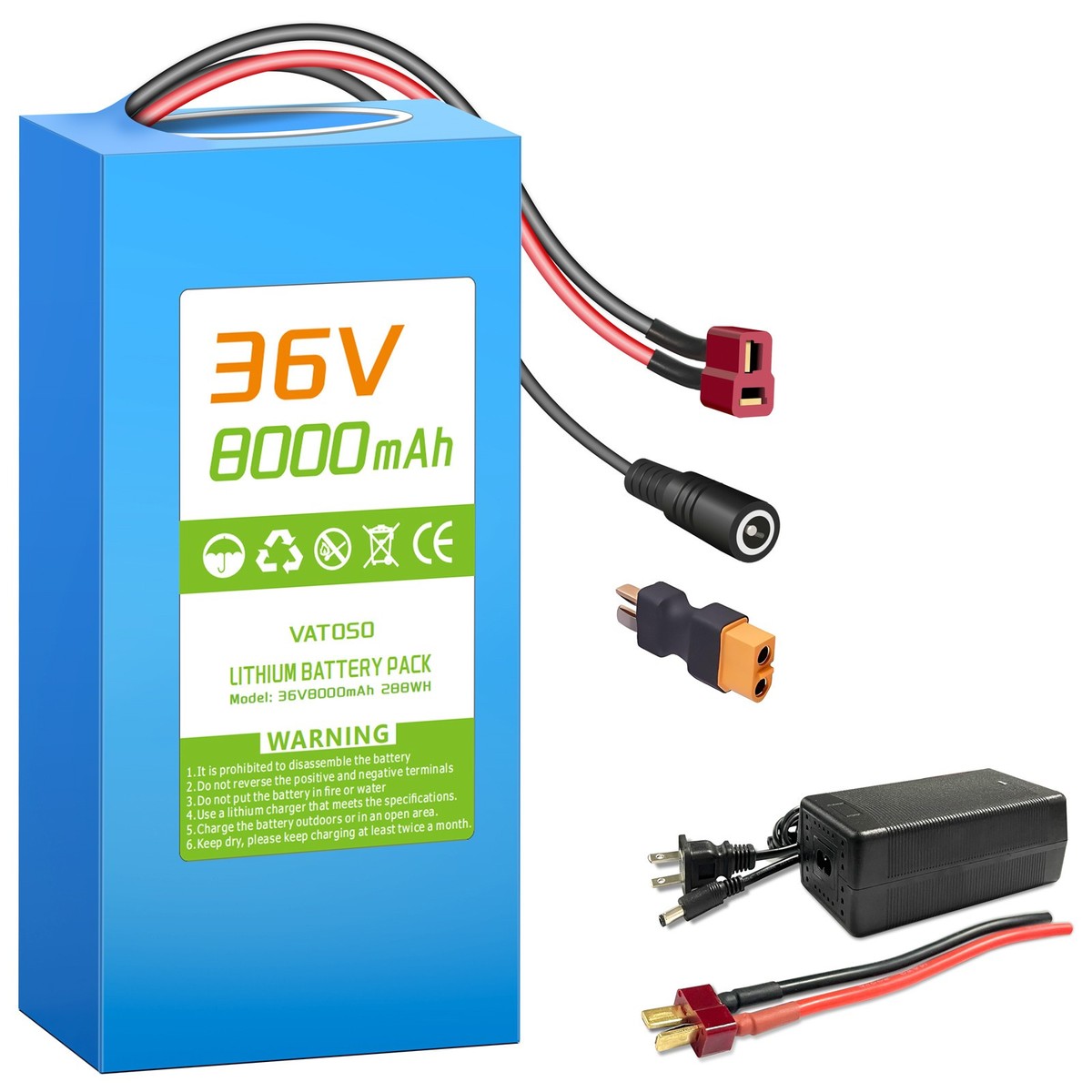 36V 8Ah Ebike Batter Lithium with 25A BMS, for Electric bike | eBay