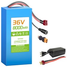 36V 8Ah Ebike Batter Lithium with 25A BMS, for Electric bike