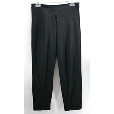 H By Halston Women Black Dress Pants 4 Machine Wash Career Work Dressy