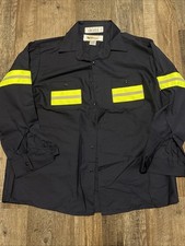 Unifirst Spotlight High VisibilityReflective Safety Uniform Work Shirt Size XL
