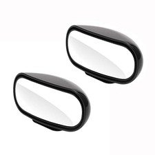 Blind Spot Mirror for Car 2 Pack, Adjustable Convex Wide-Angle Black-2Pack