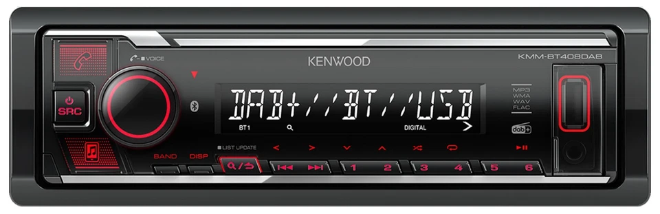 Kenwood MP3 Bluetooth USB DAB Autoradio für Hyundai Genesis BK 10-12 Klimaautoma - Bild 2 von 4
