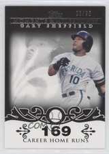 2008 Topps Moments & Milestones Black 6/25 Gary Sheffield #52 1u6