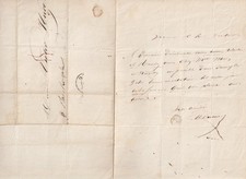 Alexandre DUMAS écrit à Victor HUGO - lettre autographe signée, 1836.
