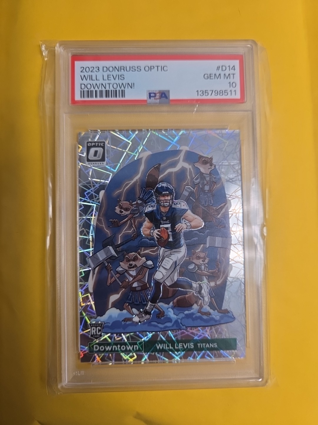 Will Levis Panini Donruss Optic Downtown! #D14 Base