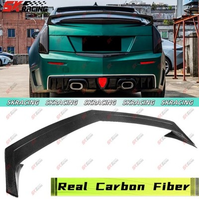 Forged/Carbon Fiber Fits Cadillac ATS 4-Door Sedan 2013-2018 Rear Spoiler Wing 