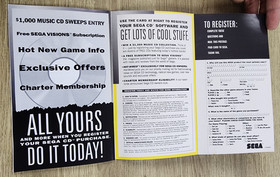 USED AUTHENTIC MANUAL ONLY - NO GAME INCLUDED -) SONIC CD (- SEGA CD