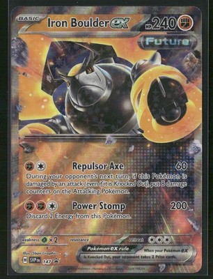 Pokémon Iron Boulder ex Promo 147 SVP SV: Scarlet & Violet Promo Cards NM
